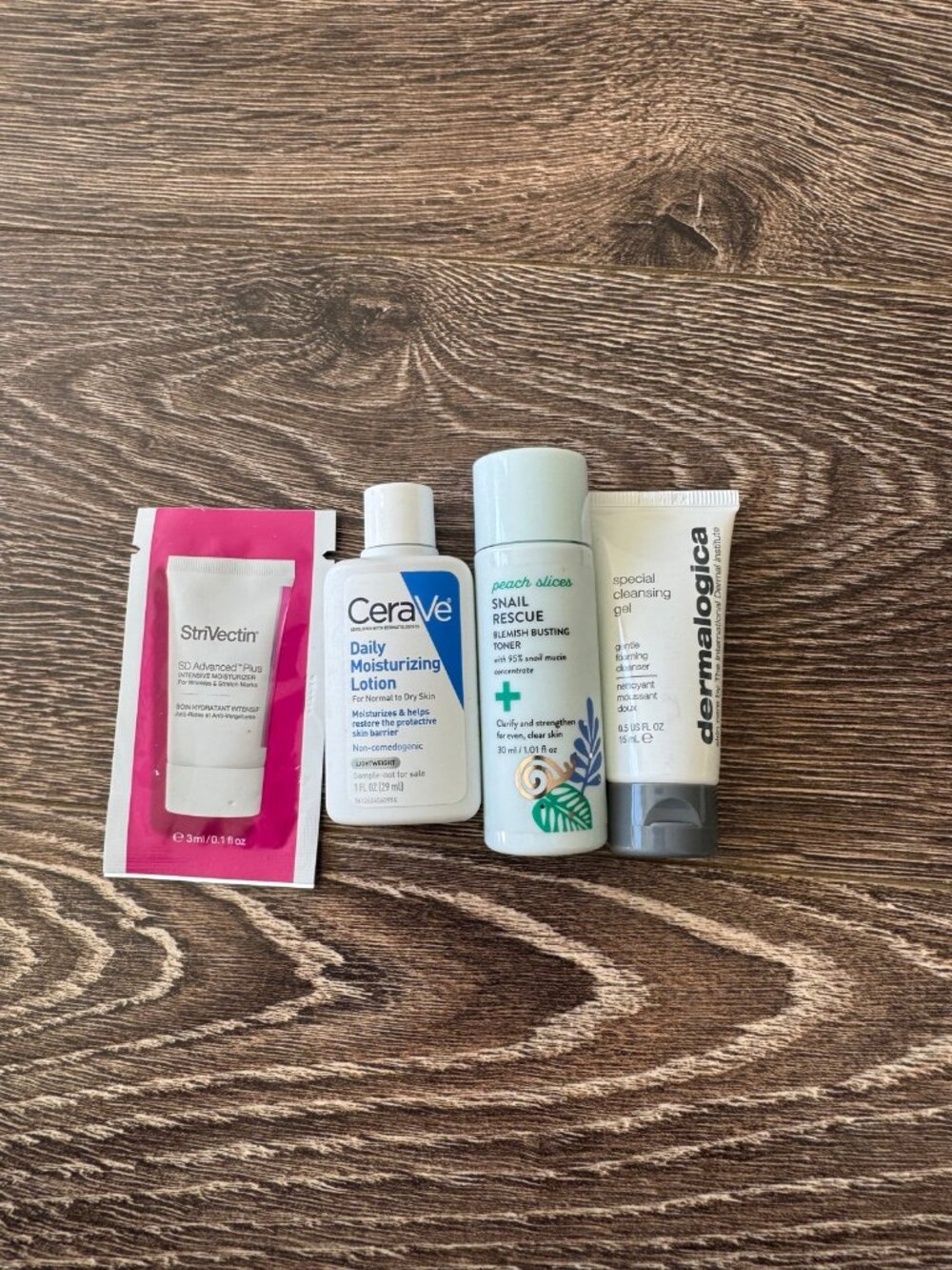 Skincare Mini Bundle — StriVectin, CeraVe, Peach Slices, Dermalogica (4 pc)